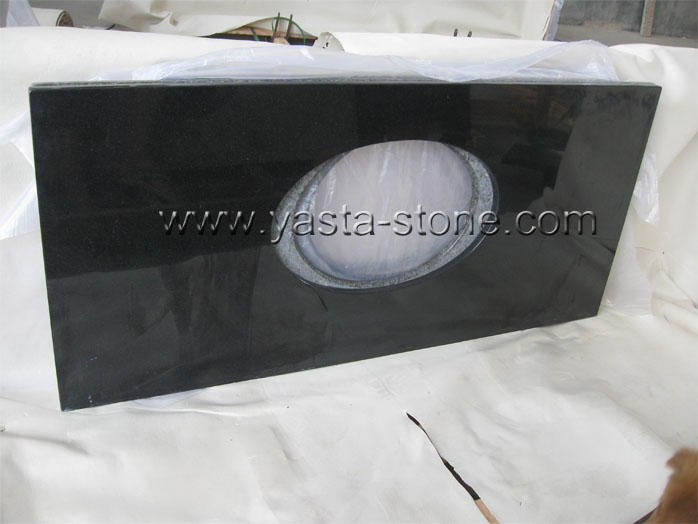 China Black Vanity Tops